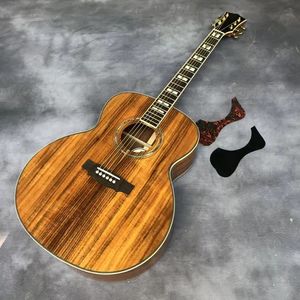 Guitarra acústica con diapasón de ébano y madera de acacia de 43 