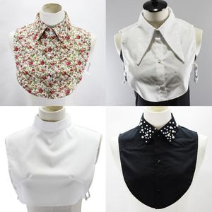 43 styles faux support de support chemise à revers détachable Collier Femmes Vintage Lace Floral Faux demi-chemise Blouse Faux Col 310b