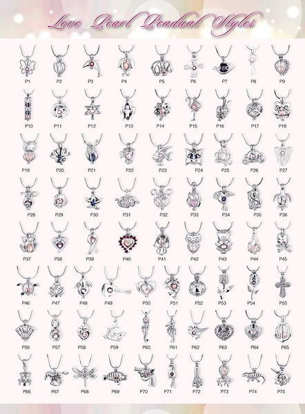 438 styles pendentif cage de perles argent couleur arc-en-ciel amour souhait perles de pierres précieuses cages médaillon bricolage pendentifs à breloques montages pour la fabrication de bijoux en vrac