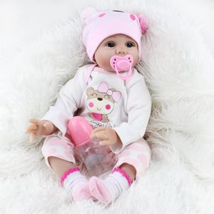 43cm Baby Toys Kids Infant Toddler Lifelike Reborn Baby Doll Newborn Doll Kid Girl Playmate Birthday Gift Gifts189E