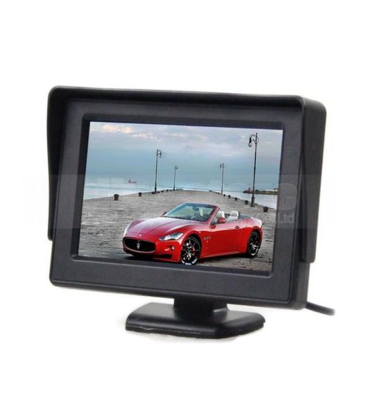 43 pouces de voiture View View Monitor TFT Écran LCD 2 Entrée vidéo pour la camionnette Van Van 9663871