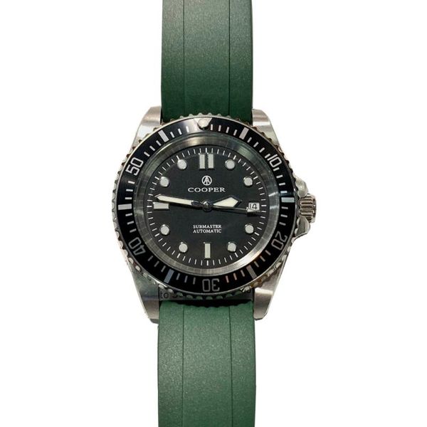 43mm Miyota 8215 entièrement automatique usine directe militaire plongeurs montre mécanique pour hommes avec bande de caoutchouc C3 lumineux 300M montres-bracelets de plongée