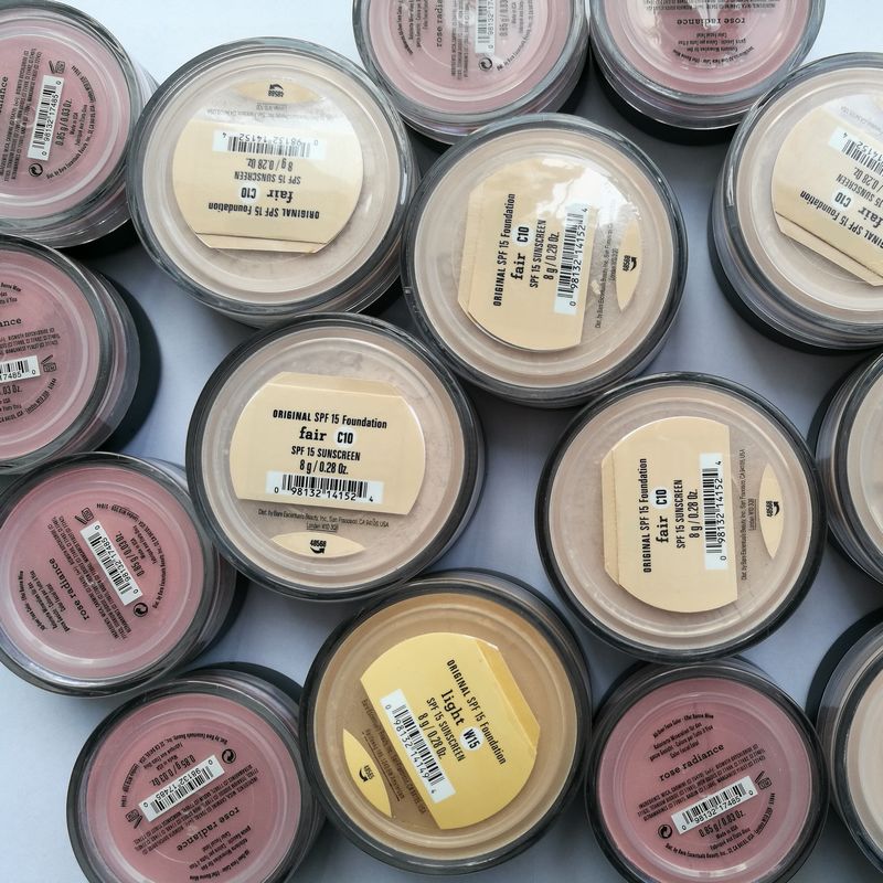 44 verschillende kleuren Mineralen losse poeder foundation blush shimmer MATTE Finishing poeder make-up poeder rechtstreeks uit de fabriek
