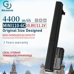 Batería de ordenador portátil de 4400mAh para Compaq Mini 102 mini CQ10 110c CQ10-100 para Hp mini 110 mini110 mini110-1000 537626-001 HSTNN-CB0C