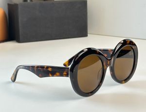 4418 Lunettes de soleil rondes Havana/Brown Shaded pour femmes Sunnies Gafas de sol Designer Lunettes de soleil Occhiali da sole UV400 Protection Eyewear