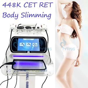 448KHZ CET RET RF Indiba Tecar diathermie Lifting du visage raffermissement de la peau mise en forme du corps physiothérapie soulagement de la douleur corps minceur Machine