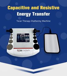 448kHz Professionele Tecar Therapy Diathermy Machine ret CET RF Body Pain Relief Equipment for Clinics and Sport Use