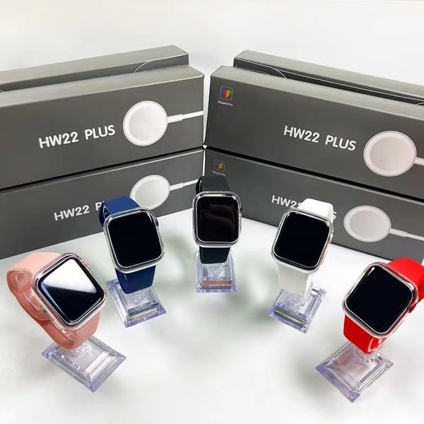 Reloj inteligente HW22 PLUS de 44 mm y 1,75 pulgadas compatible con carga inalámbrica llamadas bluetooth wearfitPro en varios idiomas