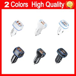 44W Car Charger PD USB Type C 3 Ports USB Quick Charge Phone Charger Fast Charging For iPhone 13 Pro Xiaomi Samsung iPad Car-Charge Car-Charger Cars Charging Quick Charge