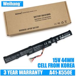 44Wh Weihang Cell van Korea Batterij A41-X550E voor ASUS X550 X450 A450 X450E A450V F450E F450JF F450C A450J X450J X751L X751M