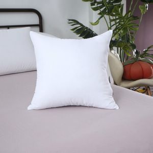 40 * 40 cm decoratieve kussen sublimatie vierkante kussenslopen DIY blanco cover voor warmteoverdracht sofa blanked wit gooien RH10754