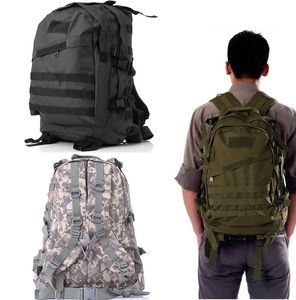 45-50L Sac d'alpinisme Sac à dos tactique 3D Sac à dos étanche pour hommes Unisexe Étanche Fans de l'armée Camouflage Voyage RacksacksCX220309