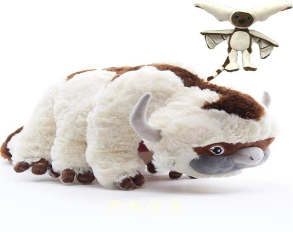45 55 cm AVATAR ANIME Le dernier Airbender Toys Toys Avatar Appa Plushie Farmed Toy Soft Momo Poupées d'animaux en peluche Cadeaux d'anniversaire 25958166