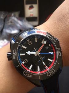 45.5mm GMT functie keramische ZrO2 case heren horloge heren horloge saffier waterdicht 215.92.46.22.01.004 Bezel VSF VS kwaliteit automatisch uurwerk zwemmen duiker horloges