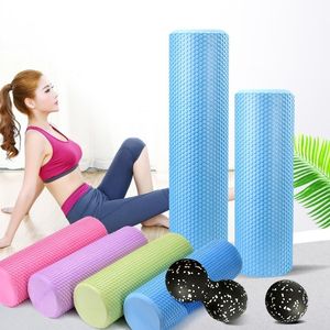 45 / 60cm hoge dichtheid Eva yoga cirkels schuim roller pilates vrouw oefeningen fitness home gym apparatuur punten massage kolommen bakstenen rehabilitatie fysiotherapie