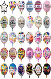 45 cm opblaasbare verjaardagsfeestje ballonnen decoraties bubble helium folie ballonnen voor kinderen cartoon bloemen speelgoed hele4400001