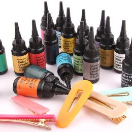 45 couleurs UV Resin Glue 10 ml Gale époxy Hard Ultraviolet durage DIY UV COLLE COLLE RÉSINE BIJOURS DE SÉCHEUR RAPIDE