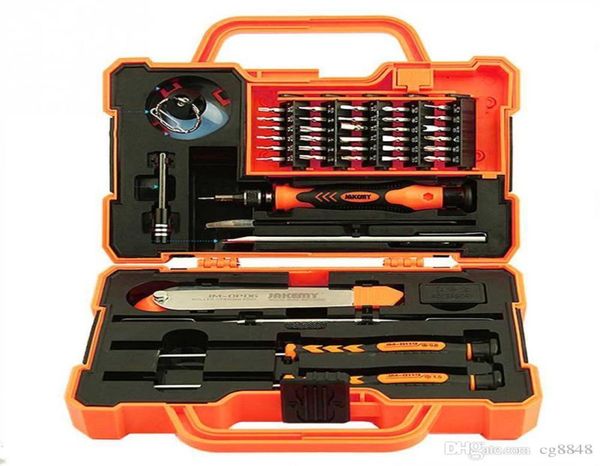 Kit d'outils de réparation électronique 45 en 1, jeu de tournevis multi-embouts avec pince à épiler, Spudger pour ordinateur portable, téléphone portable, tablette, réparation 1483011