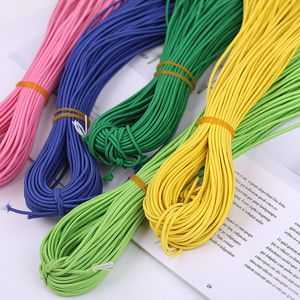 45 meter ronde elastisch touw multi-kleuren 2 mm kralendraadskledingsbroek naaien rubberen band reksnoer diy handgemaakt vaartuig