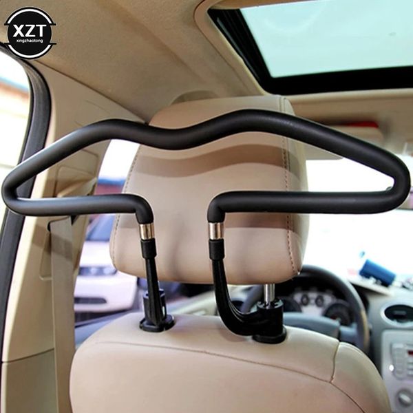 Perchas universales suaves para abrigos de coche, reposacabezas del asiento trasero, percha para ropa, chaquetas, soporte para trajes, suministros para automóviles EST 450250mm, EST 240201