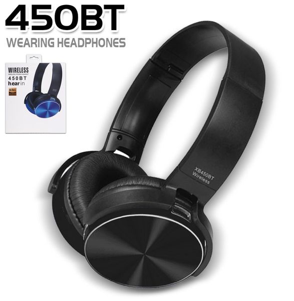 450BT casque sans fil Bluetooth casque lecteur de musique bandeau rétractable Surround stéréo écouteur avec micro pour PC Smartphone 1140089