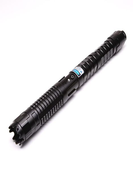 Stylo pointeur Laser bleu haute puissance 450nm, lampe de poche, mise au point réglable, faisceau visible, torche Laser focalisable 3057026