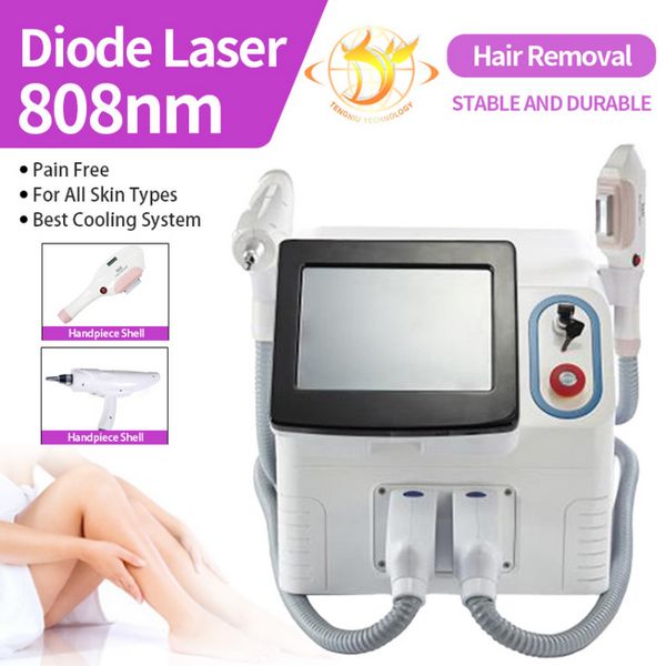 Machine d'épilation permanente 450W 800W, 808nm, Diode Laser platine glace 808, réduction des cheveux, rajeunissement de la peau, FDA