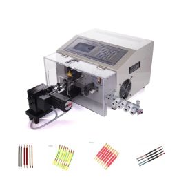 Machine de découpe et dénudage automatique des fils 450W SWT508-NX2, 0.1-4,5 mm2, Compatible avec les fils simples ou doubles, 220V, 110V