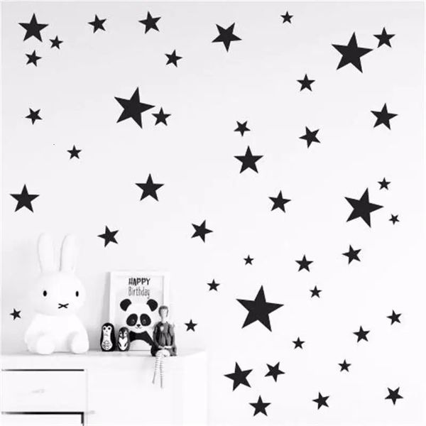 4524pcs Cartoon Pegatinas de pared estrellada para habitaciones para niños Decoración del hogar Estrellas pequeñas calcomanías para bebés DIY Vinyl Art Mural 240426