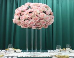 45CM fleur artificielle Table pièce maîtresse décor de mariage route plomb Bouquet bricolage glycine vigne fleur boule soie fête Event5237447