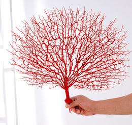 45 cm Branche d'arbre artificiel décorations de mariage de corail blanc maison artificielle de paon corail branches en plastique branche 6930113