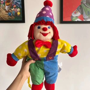 45 cm Cirque Clown En Peluche Sac À Dos Peluche Dessin Animé En Peluche Joker Poupée Sac Mignon Cartable Filles Garçons Enfants Cadeaux De Vacances 240223