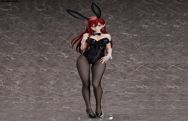 45cm Ing Fairy Tail Erza Scarlet Bunny Girl Anime Figure Sexy Girl PVC Action Figure Toys Collection Modèle de poupée Gift Unisexe MX8111186