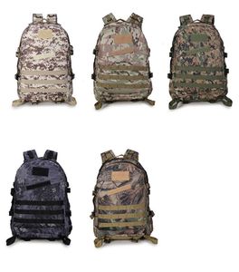 45L 3D Outdoor Sport Tactische Klimmen Bergbeklimmen Rugzak Camping Wandelen Trekking Canvas Camo Rucksack Travel Bag 148 x2