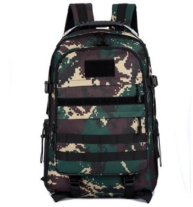 Sac d'extérieur tactique de 45l, sac à dos d'assaut tactique étanche, sac à dos camouflage pour randonnée Camping chasse sacs de pêche