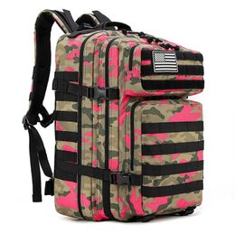 45L Tactical sac à dos Pack militaire 3p Sac d'assaut Men Hommes Armée à paquet extérieur étanche à l'escalade Camping Camping Randonnée Mochila 240411