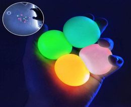 45 mm plafond balles colles jouets stress relief lueur murale adultes et enfants