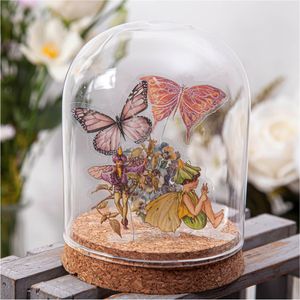 45 pièces/boîte fée papillon étanche PET autocollants Vintage fleur elfe étiquette décorative pour Scrapbooking Journal bricolage 20220923