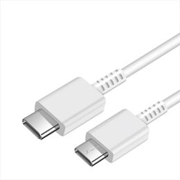 45W 5a Super snelle lader Kabels 1m 3ft Type C tot USB C Cable Charger Cable voor Samsung Galaxy S20 S21 S22 S23 S23 S24 OPMERKING 10 HUAWEI XIAOMI REDMI OPPO LG SUPPART PD Quick Charge