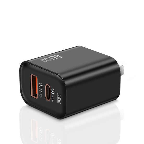 45W entièrement compatible USB USB + PD FACT FACT THEPLE MOBILE TYPEC CHARGE TERGE POUR APPLE Android Charger