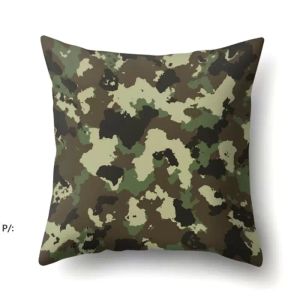 45x45cm taie d'oreiller de style camouflage taie d'oreiller maison canapé voiture housse de coussin sans noyau intérieur