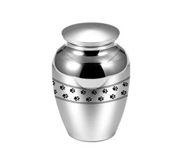 45x70mm 5 couleur en aluminium ALLIAGE CRÉMATION ANCES URN Urn pour Pethuman Pet Paws Mini Memorial Urns Funeral Funeral Kit8764062