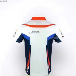 46kp Camiseta para hombre 23 Nuevo estilo Nuevo Motorsport Motorrad para motocicleta Worldsbk Superbike Racing Team Verano Polo transpirable de secado rápido