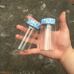 47*90*34mm 100ml Glas Gift Flessen Siliconen Stopper Schroef Aluminium Cap Lege Potten Lekvrij containers 12pcshigh qualtity Scxoo