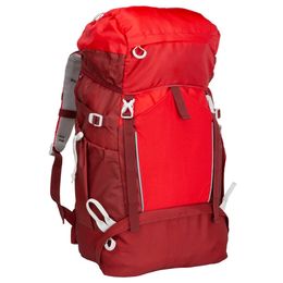 Compatible con hidratación de 47 litros, senderismo, camping, mochila de viaje, rojo, unisex