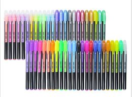 Gelstifte-Set mit 48 Farben, Glitzer-Gelstift für Erwachsene, Malbücher, Tagebücher, Zeichnungen, Kritzeleien, Kunstmarker8342453