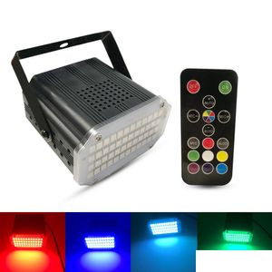 48 Led Smd 5050 Leding éclairage stroboscopique rotatif activé par la voix Led lumières de scène fête Festa Disco Stroboscope lumière livraison directe