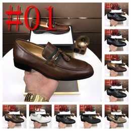 48 Modèle Chaussures En Cuir Véritable De Haute Qualité Hommes Mocassins Chaussures Habillées Business Derby G Designer Hommes Baskets Casual Wedges Mode taille 38-45