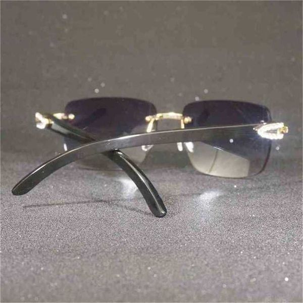 48% de réduction strass Carter luxe lunettes carrées hommes rétro verres épais nuances Vintage lunettes De soleil Gafas De Sol pour WomenKajia nouveau