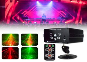 48 Patroon Laserverlichting LED Projector Disco Stage Lights Sound Christmas Party DJ Light Voiceactivated Kmas voor Wedding1026410